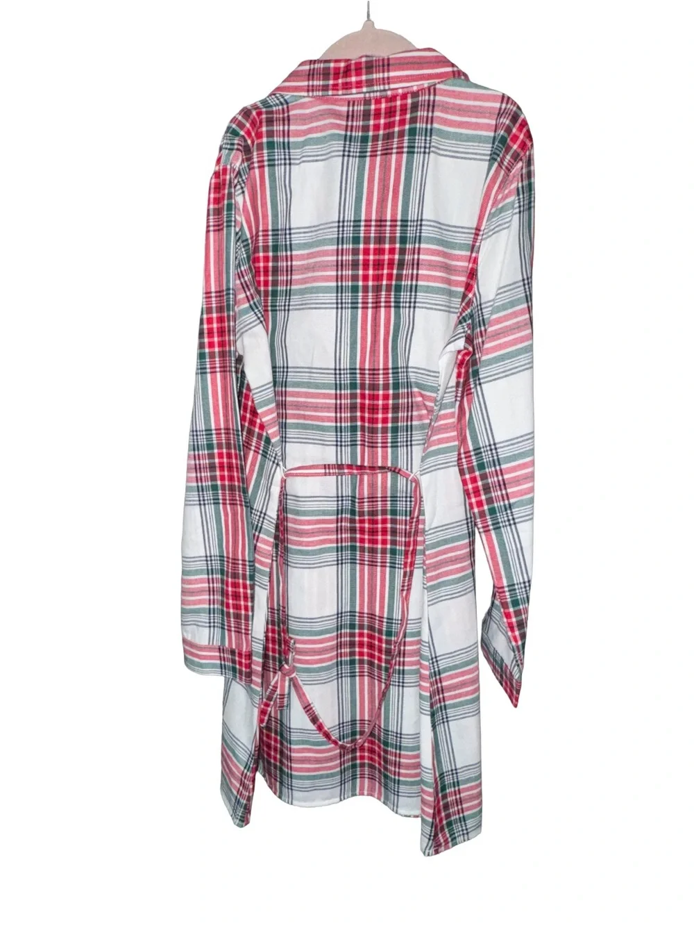 The Children's Place Red Green White Plaid Shirt Dress size 10/12